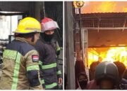Ruko Pangkalan Gas di Medan Denai Hangus Terbakar, Ledakan Berulang Gegerkan Warga